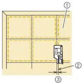 BABY LOCK Solaris 2 - Surpiqûre sur la courtepointe), 1/8" - 1