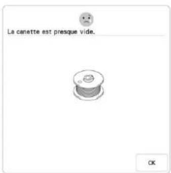 La canette est presque vide. OK