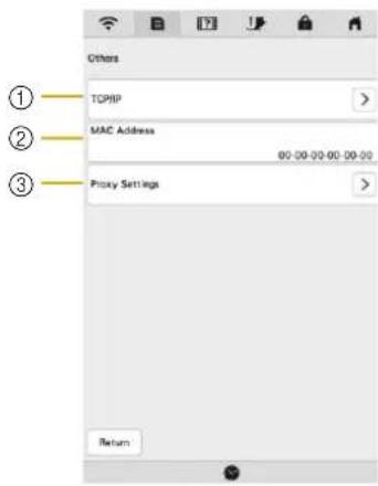 BABY LOCK Altair - ■Utilisation du menu [Autres] pour configurer la connexion au réseau sans fil - 1