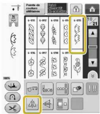BABY LOCK Aerial - Combinaison de Motifs de Points en Image Miroir Horizontale - 4