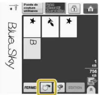 BABY LOCK Aerial - Appuyez sur - 2