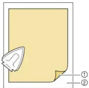 BABY LOCK Aerial - Utilisez un morceau de renfort de broderie plus grand que le cadre de broderie. - 3