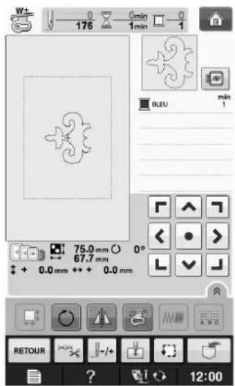BABY LOCK Aerial - Appuyez sur BRODERIE. - 1