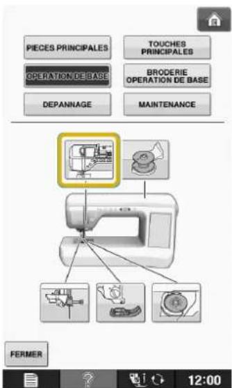 BABY LOCK Aerial - Utilisation de la Fonction du Guide d'Utilisation - 3