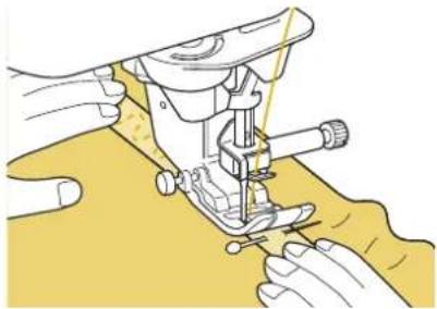 BABY LOCK Aerial - Cousez sur le ruban (ou l'élastique). - 1