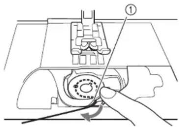 BABY LOCK Aerial - ■ Quand une Tension est Appliquée au Fil de la Canette - 1