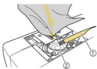 BABY LOCK Aerial - ■Retrait du tissu de la machine - 4