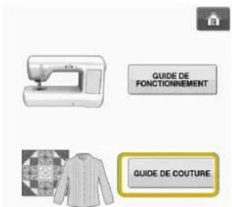 BABY LOCK Aerial - Utilisation de la Fonction Guide de Couture - 1