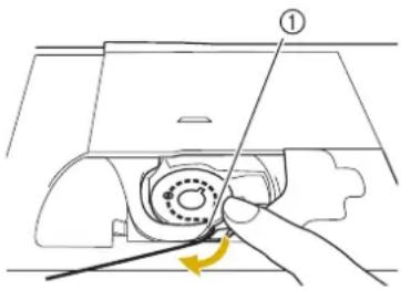 BABY LOCK Aerial - ■Quand une tension est appliquée au fil de la canette - 1