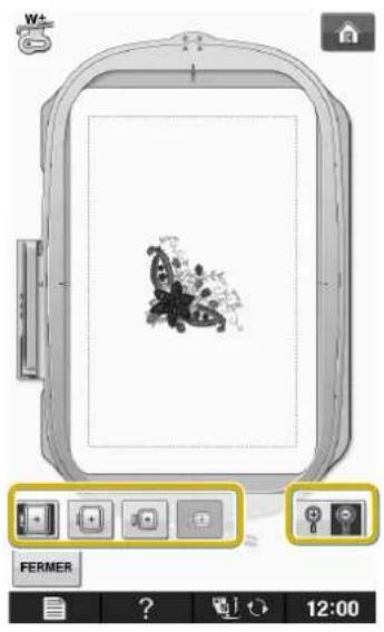 BABY LOCK Aerial - sélectionner le cadre utilisé dans l'aperçu. - 1