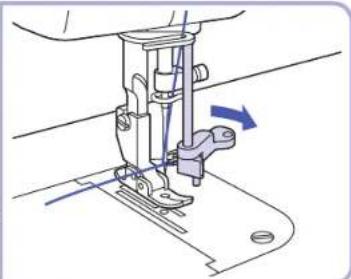 BABY LOCK Accomplish - Using the Automatic Needle Threader - 4