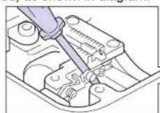 BABY LOCK Accomplish - Changing the Feed Pin - 1