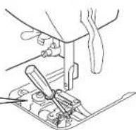 BABY LOCK Accomplish - Remplacement de l'ergot d'entraînement - 3