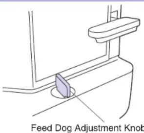 BABY LOCK Accomplish - Feed Dog Adjustment Knob - 1