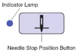 BABY LOCK Accomplish - Needle Stop Position Button - 1