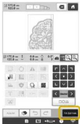 BABY LOCK Venture - Broderie de motifs fractionnels (grandeaille) - 8