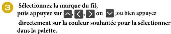 BABY LOCK Venture - Changement des couleurs du motif - 5