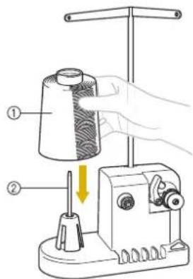 BABY LOCK Venture - Bobinage de la canette - 5
