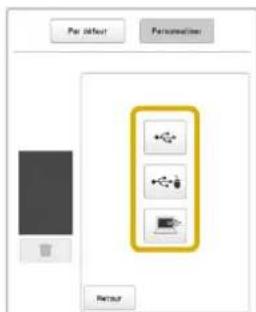 BABY LOCK Venture - Sélectionnez le périphérique connecté. - 1