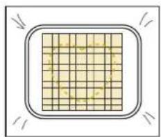 BABY LOCK Venture - Utilisation d'un motif d'encadrement pour creer des appliqués - 7