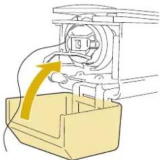 BABY LOCK Venture - Installation du compartment à canette - 5