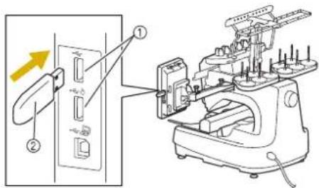 BABY LOCK Venture - Procedure de mise à niveau à l'aide d'un support USB - 5