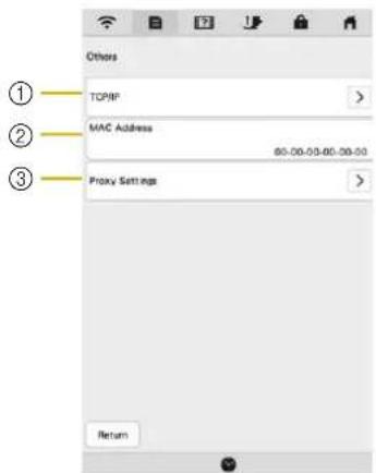 BABY LOCK Meridian - ■Utilisation du menu [Autres] pour configurer la connexion au réseau sans fil - 1
