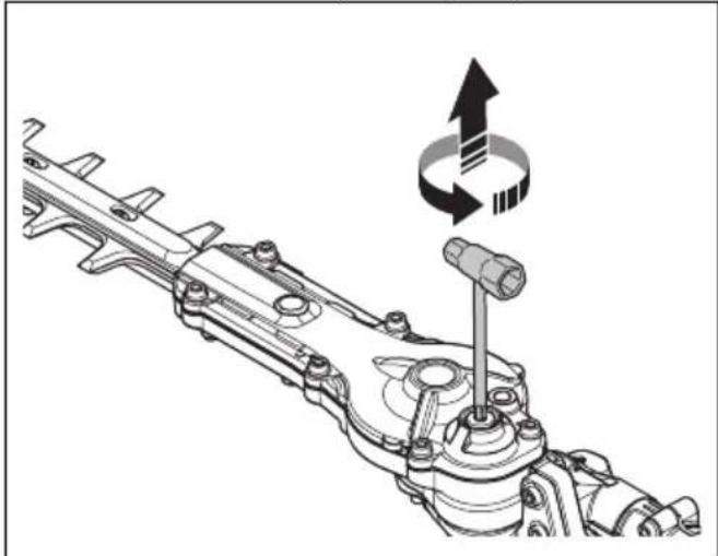 HUSQVARNA HA200 - Examinar las cuchillas - 1