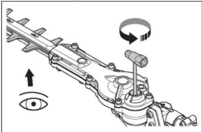 HUSQVARNA HA200 - To examine the blades - 2