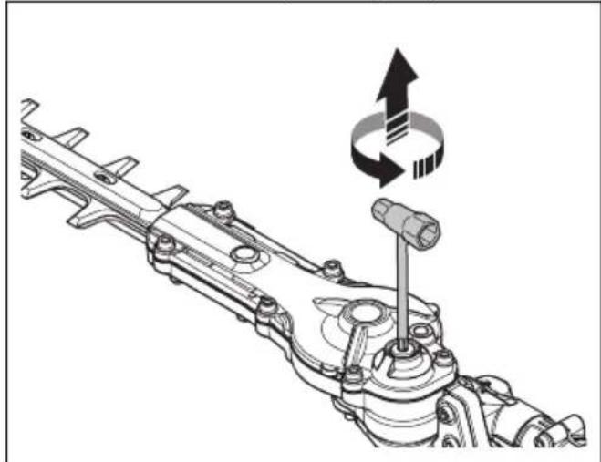 HUSQVARNA HA860 - Examinar las cuchillas - 1