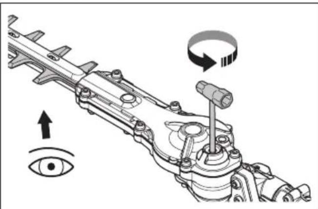 HUSQVARNA HA860 - Examinar as lâminas - 2