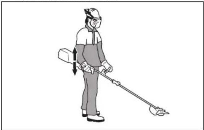 HUSQVARNA BCA850 - Regolazione del cinghiaggio - 3