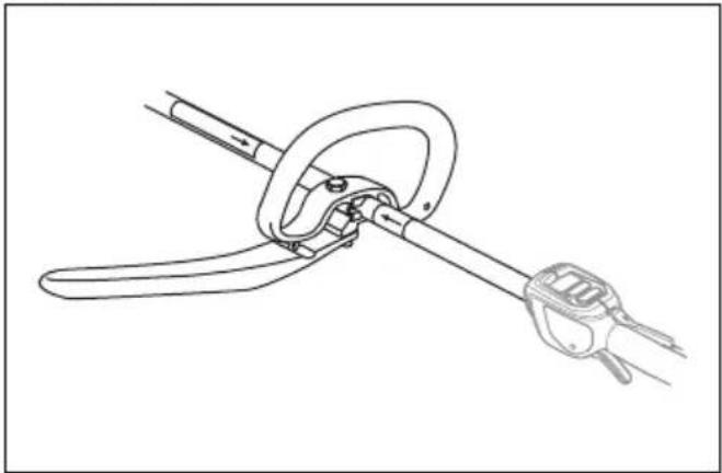 HUSQVARNA BCA850 - Assemblaggio dell'impugnatura a J - 3