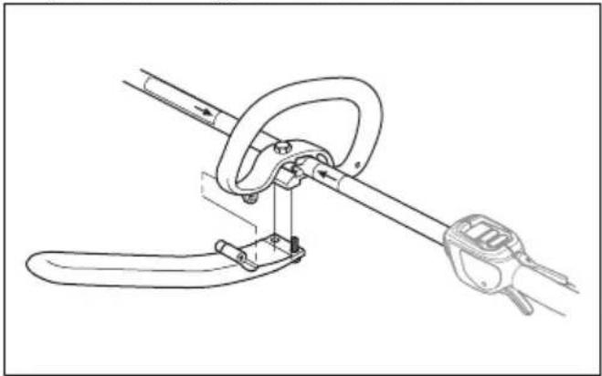 HUSQVARNA BCA850 - Montaje del asa - 2