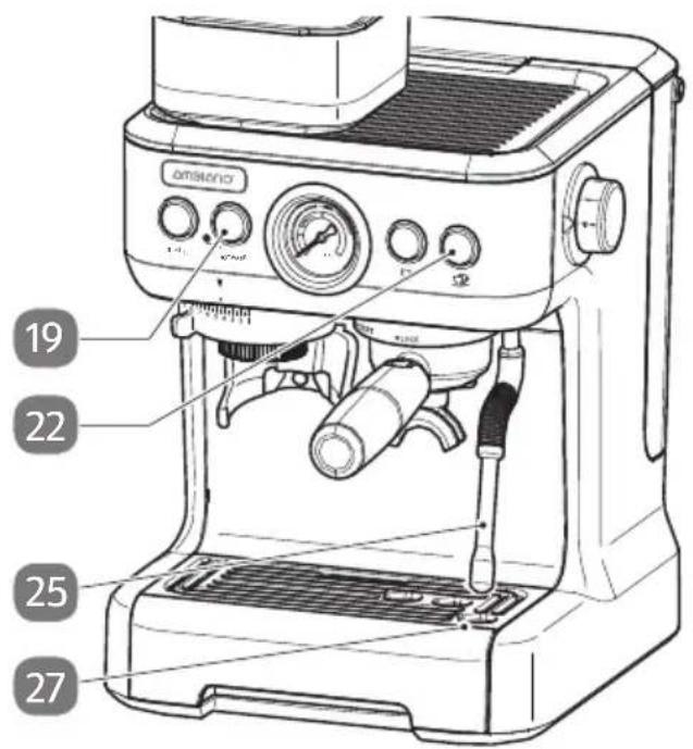Ambiano GTEMG01 - Lavaggio del sistema dell'acqua - 3