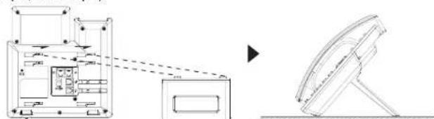 GRANDSTREAM GRP2602 - Instalacja Telefonu (podstawka na Telefon): - 1