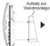 GRANDSTREAM GRP2602 - Installation des Telefons (Wandmontage *nicht im Lieferumfang enthalten): - 1