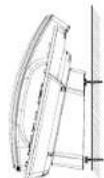 GRANDSTREAM GRP2602 - Installation des Telefons (Wandmontage *nicht im Lieferumfang enthalten): - 2