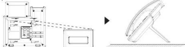 GRANDSTREAM GRP2602 - Instalando El Telefono (Soporte de Telefono): - 1
