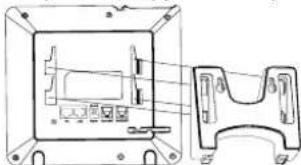 GRANDSTREAM GXP1615 - Installation du Téléphone (Support Mural): - 1