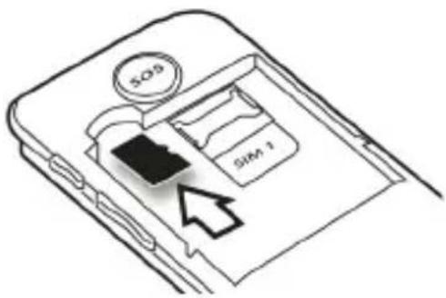 Trevi Flex Plus 65 - Inserting the micro SD card - 2