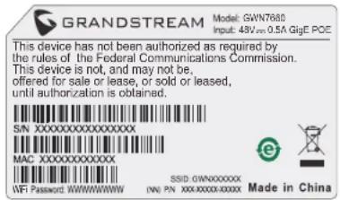 GRANDSTREAM GWN7660 - CONNECT TO GWN7660 DEFAULT Wi-Fi NETWORK - 1