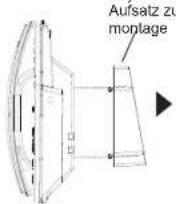 GRANDSTREAM GRP2624 - Installation des Telefons (Wandmontage): - 1