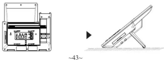 GRANDSTREAM GRP2670 - Instalacja telefonu (podstawka na telefon): - 1