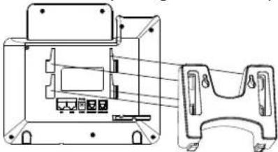GRANDSTREAM GXP1630 - Instalação do Telefone (Base de Suporte): - 1
