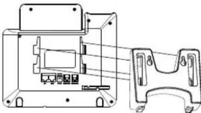 GRANDSTREAM GXP1630 - Установка телефона (Подставка) : - 1