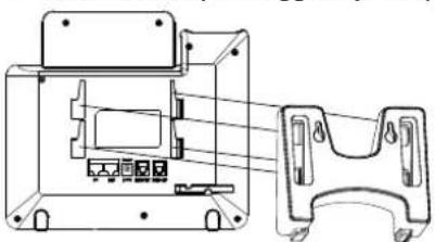 GRANDSTREAM GXP1630 - Installazione del telefono (montaggio a parete): - 1