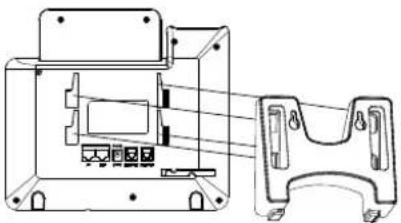 GRANDSTREAM GXP1630 - Instalando El Teléfono (Soporte del teléfono): - 1