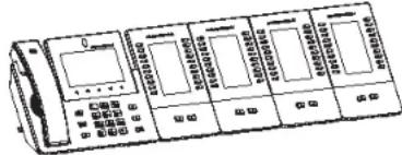 GRANDSTREAM GXV3350 - Anschluss von Erweiterungsmodulen an das GXV3350 (GBX20 *nicht im Lieferumfang enthalten) - 2