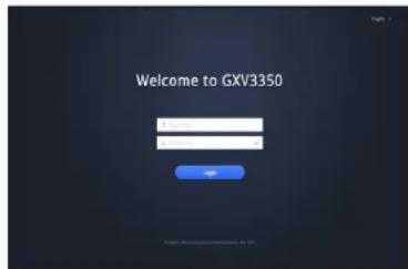 GRANDSTREAM GXV3350 - Konfiguracja GXV3350 za pomoczą przyglądarki: - 1